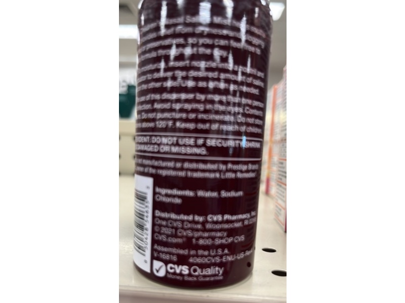 CVS Health Children's Nasal Saline Mist, Sodium Chloride 0.9%, 2 oz/57 g