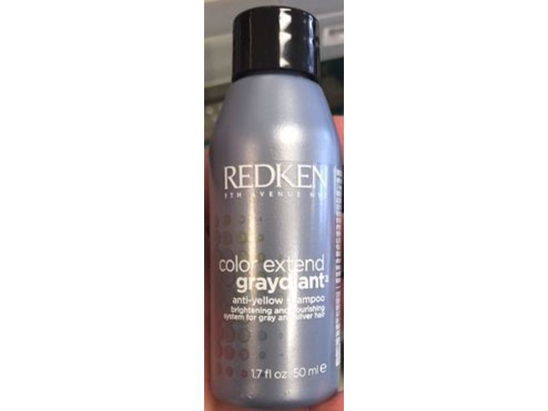 Redken Color Extend Graydiant Anti-Yellow Shampoo, 1.7 fl oz/50 mL