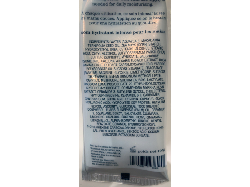 Crabtree & Evelyn Nantucket Briar Ultra Moisturising Hand Therapy, 3.5 oz/100 g