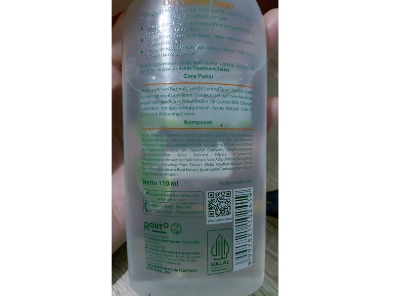 Rohto Acnes Naturals Care Toner, 110 mL