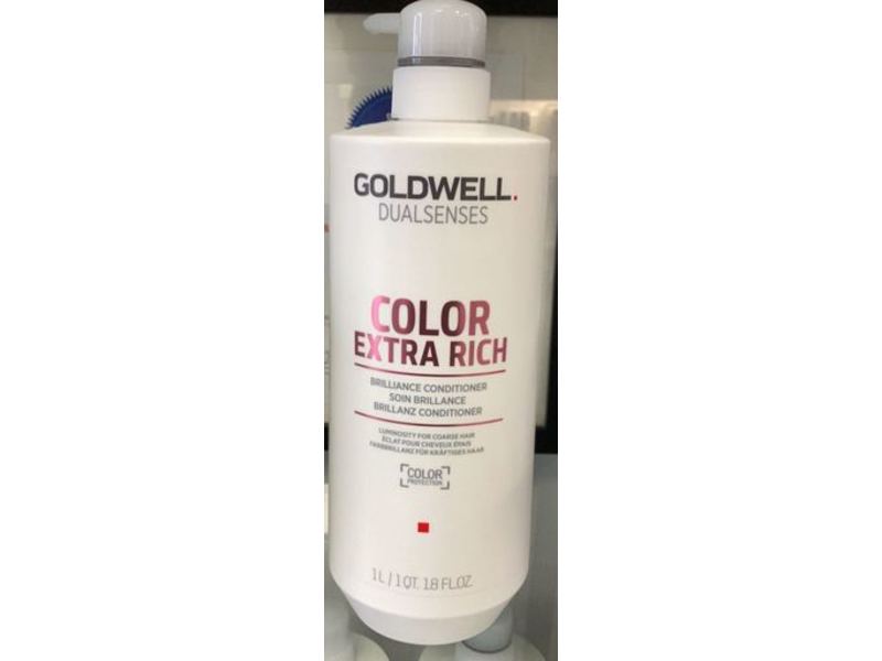Goldwell Dualsenses Color Extra Rich Brilliance Conditioner, 1.8 fl oz/1 L