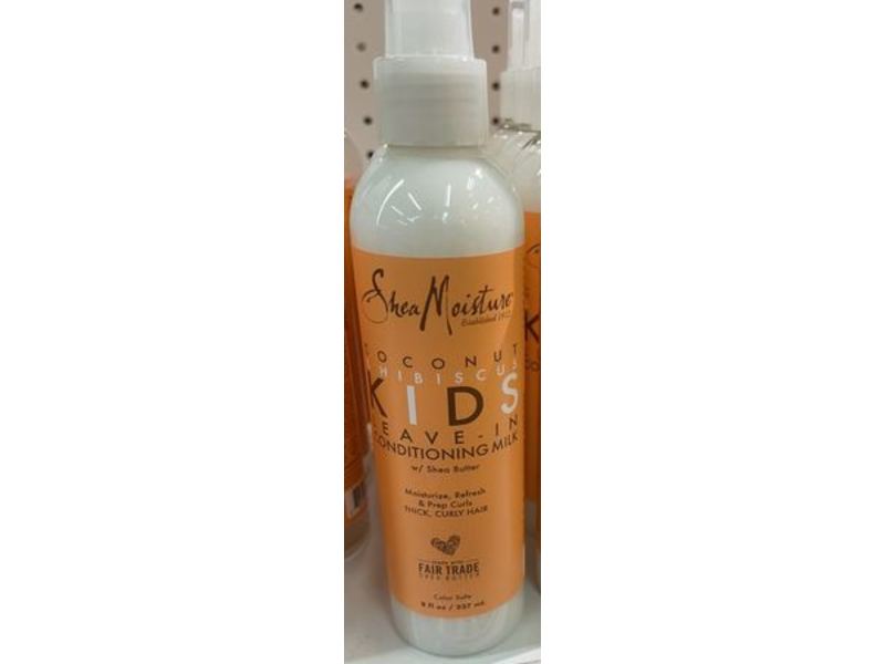 SheaMoisture Kids Leave-In Conditioning Milk, Coconut & Hibiscus, 8 fl oz/237 mL
