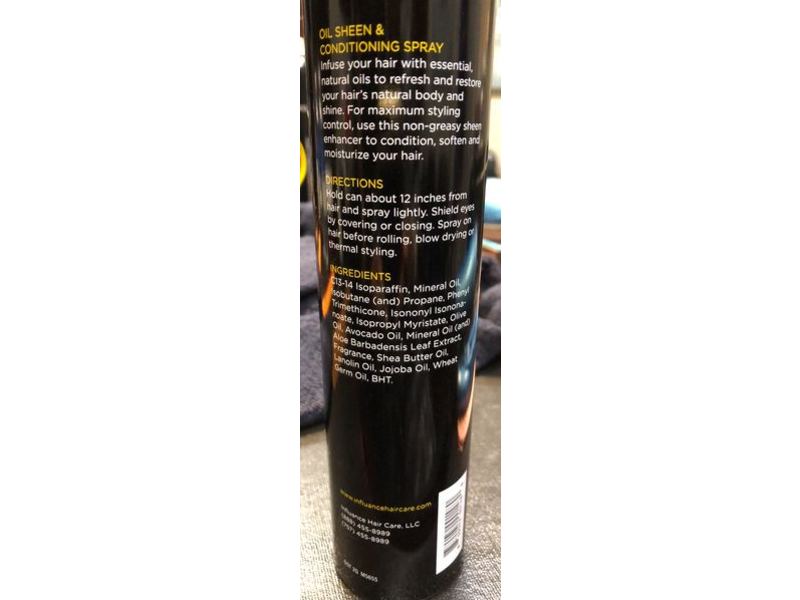 Influance Oil Sheen & Conditioning Spray, 11 oz/312 g