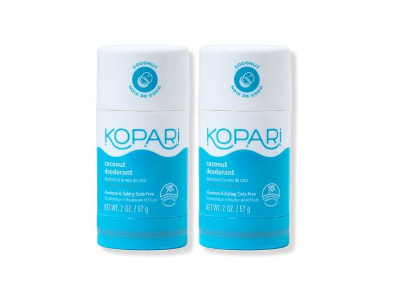 Kopari Deodorant, Coconut, 2 fl oz/57 g, Pack Of 2