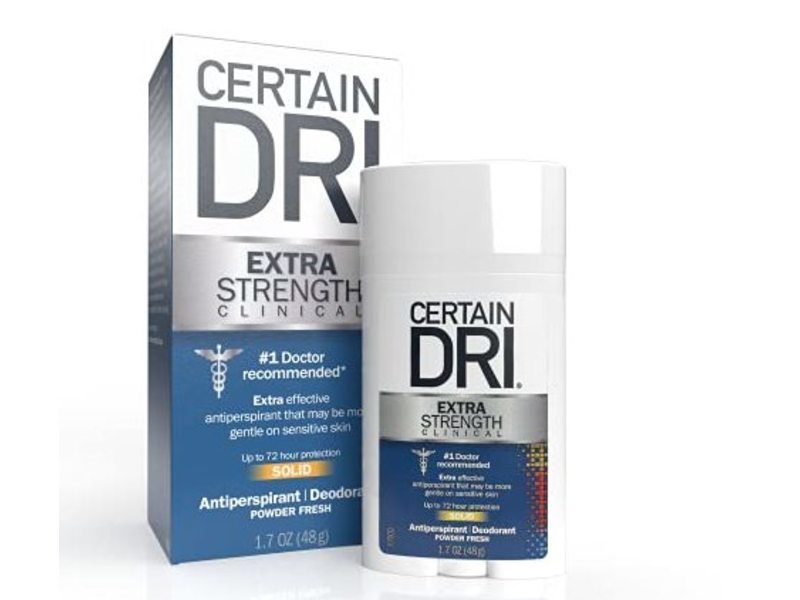 Certain Dri Extra Strength Clinical Antiperspirant Deodorant, Powder Fresh  Solid,1.7 oz Ingredients and Reviews