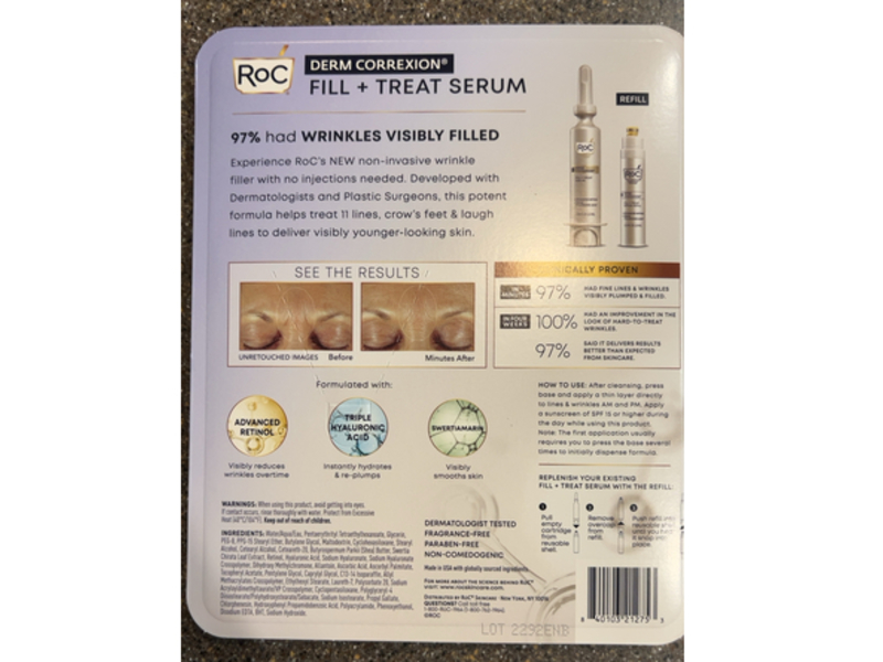 RoC Derm Correxion Fill + Treat Serum Set