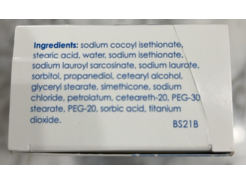 Vanicream Cleansing Bar, 3.9 oz/110 g