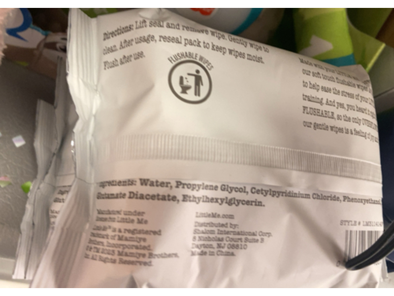 Little Me Flushable Wipes