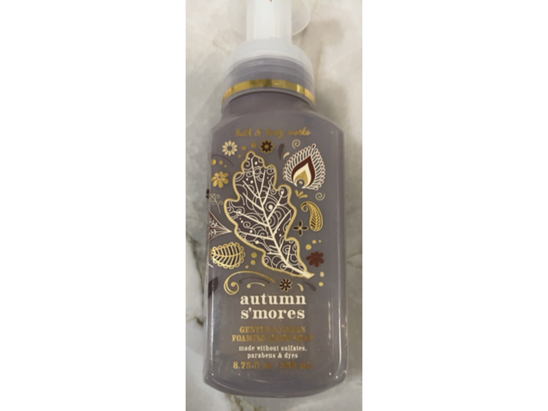 Bath & Body Works Gentle & Clean Foaming Hand Soap, Autumn S'mores, 8.75 fl oz/250 mL