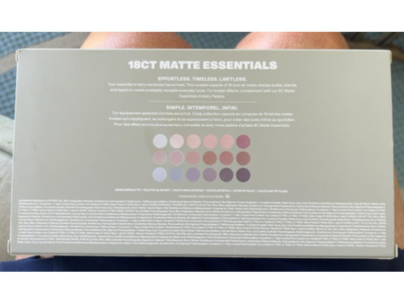 Morphe 18CT Matte Essentials Artistry Palette, 0.68 oz/19.5 g