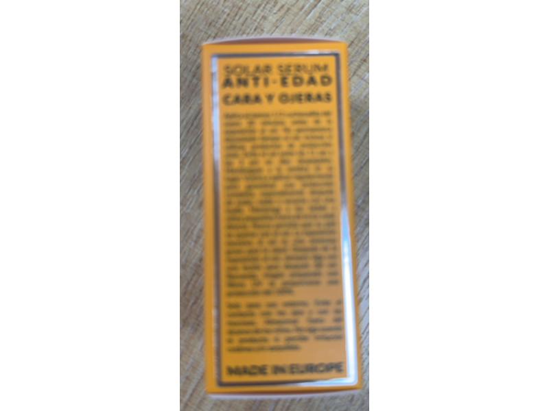 Biovene Barcelona Hyaluronic Acid Anti-Aging Sun Serum, SPF 50, 1 fl oz/30 mL