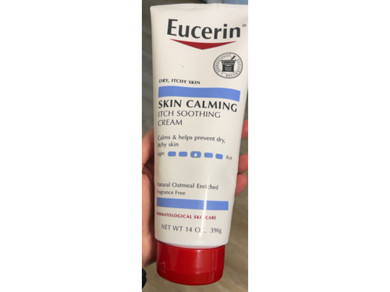 Eucerin Skin Calming Itch Soothing Cream, 14 oz/396 g