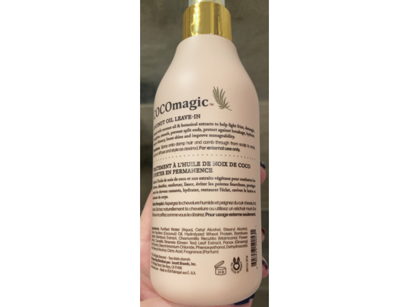 Cocomagic 10-In-1 Leave-In Treatment, Coconut Oil, 8.0 fl oz/236 mL
