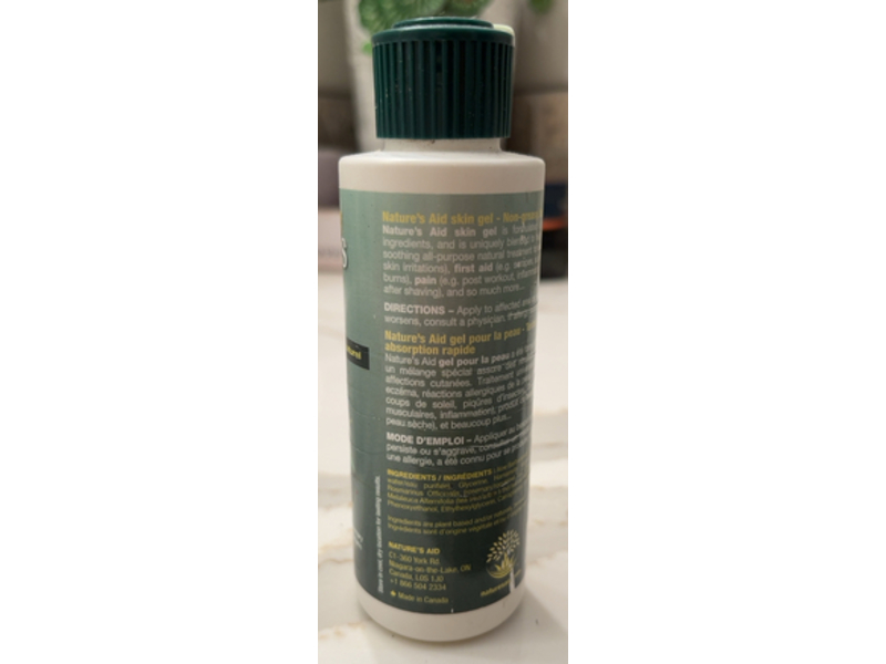 Nature's Aid All Natural Skin Gel, 4.23 oz/125 mL