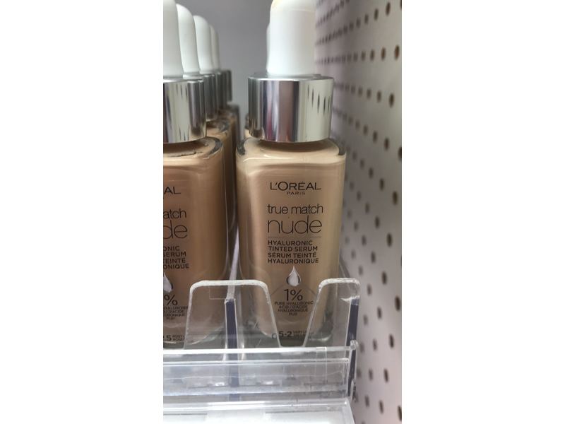 L'Oreal Paris True Match Nude Plumping Tinted Serum, 0.5-2 Very Light, 1 fl oz/30 mL