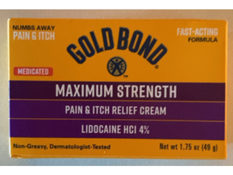 GoldBond Pain & Itch Relief Cream, 1.75 oz/49 g