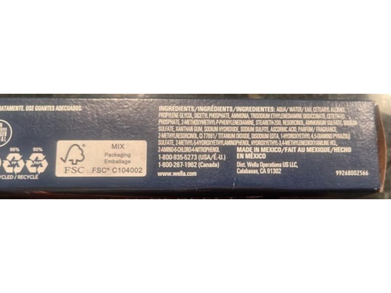 Wella Professionals Koleston Perfect Permanent Creme Hair Color, 6/73 Dark Blonde/Brown Gold, 2 oz/57 g