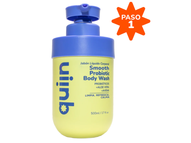 Quiin Smooth Probiotic Body Wash, 17 fl oz/500 mL