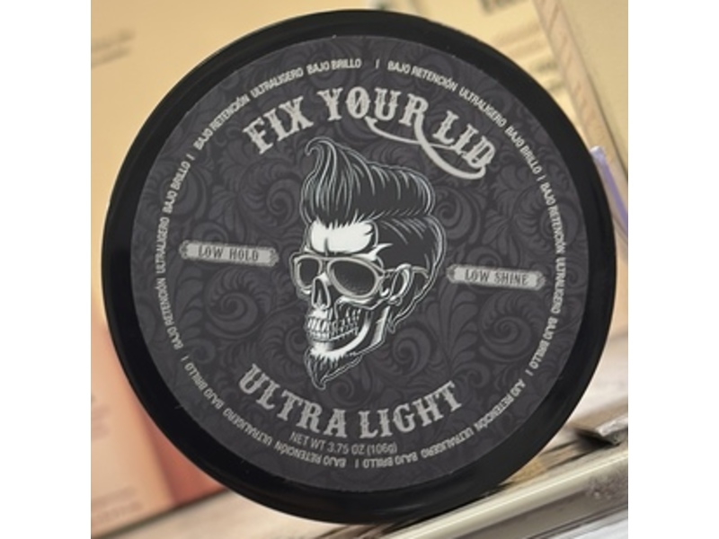 Fix Your Lid Ultra Light Pomade, Low Hold, 3.75 oz/106 g