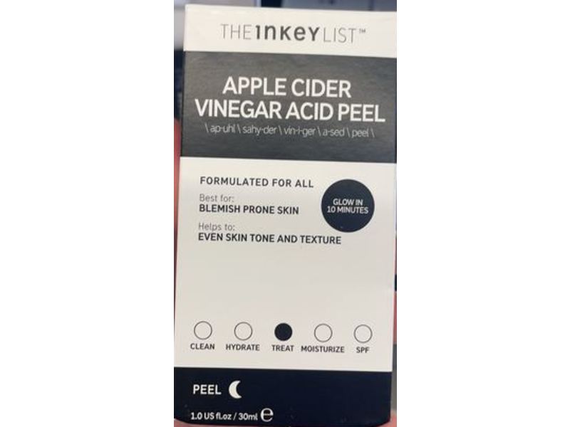 The Inkey List Apple Cider Vinegar Acid Peel, 1 fl oz/30 mL