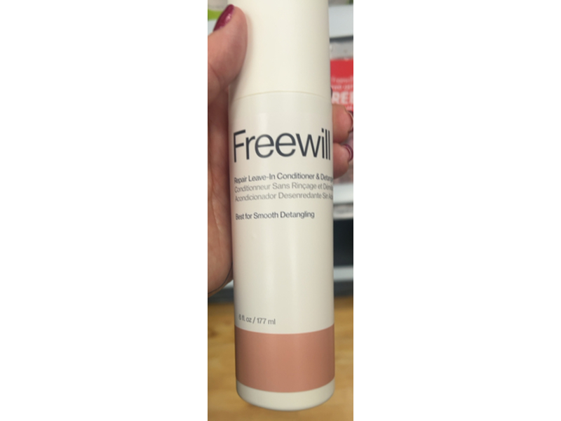 Freewill Repair Leave-In Conditioner and Detangler, 6 fl oz/177 mL