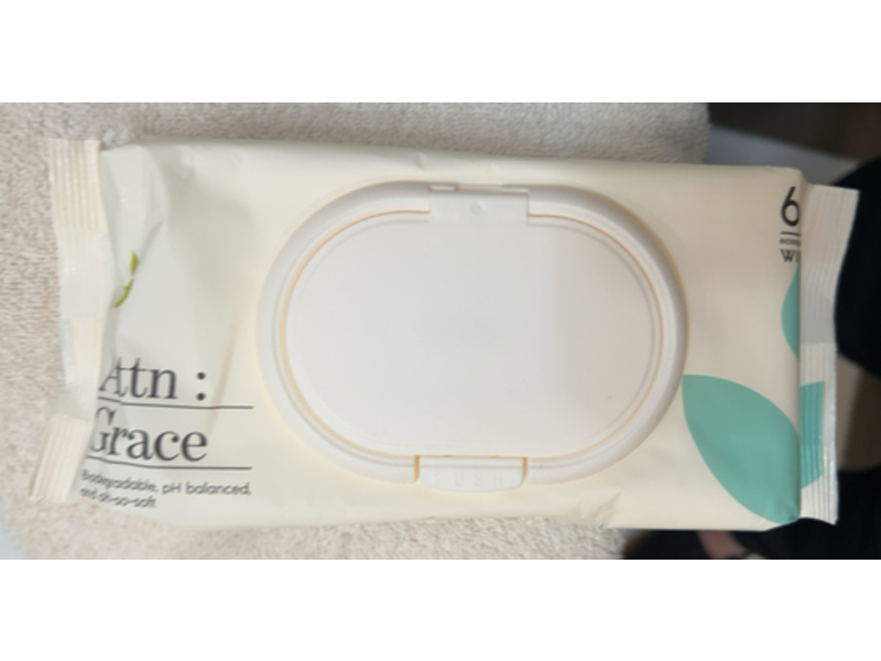 Attn: Grace Flushable Wet Wipes, 60 Count