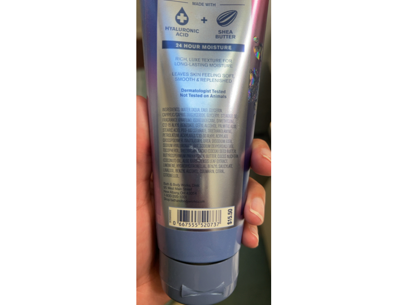 Bath & Body Works Ultimate Hydration Body Cream, Starlit Night, 8 oz/226 g, Pack Of 2