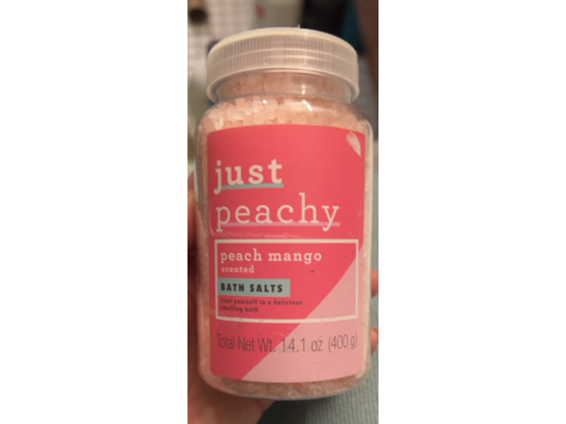 Target Just Peachy Bath Salts, Peach Mango Scented, 14.1 oz/400 g