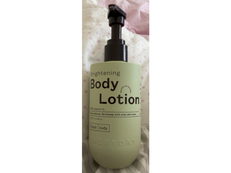 Frank Body Everyday Brightening Body Lotion, Bamboo & Camellia, 8.45 fl oz/250 mL