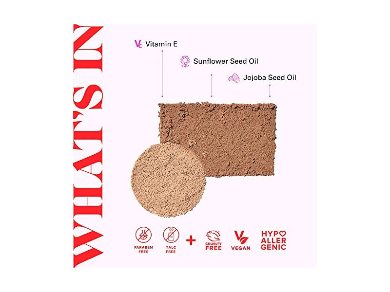 PYT Beauty Bronzer Duo, Bali, Hypoallergenic, Vegan Makeup, 1 Count