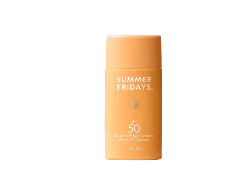 Summer Fridays ShadeDrops Mineral Milk Sunscreen, SPF 50, 1.7 fl oz/50 mL