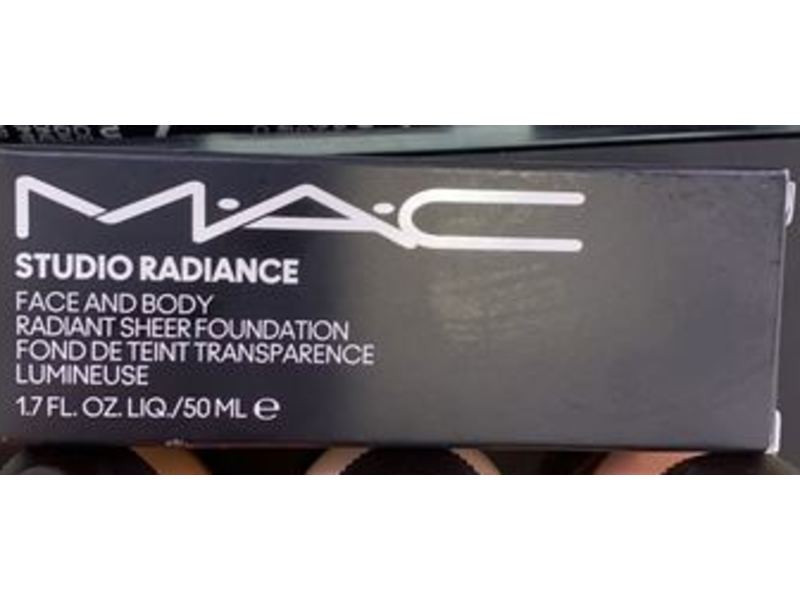 M.A.C Studio Radiance Face & Body Radiant Sheer Foundation, N2, 1.7 fl oz/50 mL