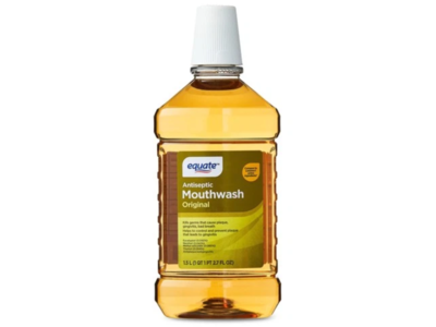 Equate Antiseptic Mouthwash, Original, 2.7 fl oz/1.5 L