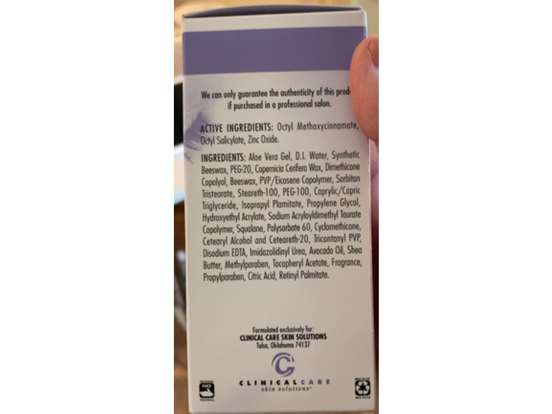 Clinical Care Skin Solutions Sunshield, SPF 30, 4 oz/120 mL