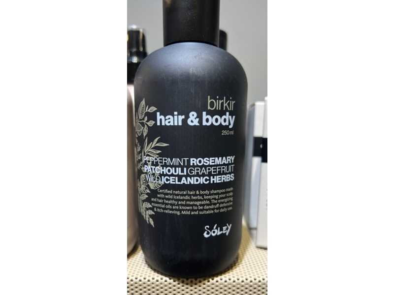Soley Birkir Hair & Body Shampoo, 250 mL