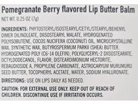Trader Joe's Lip Butter Balm, Pomegranate Berry, 0.25 fl oz/7 g - Image 4