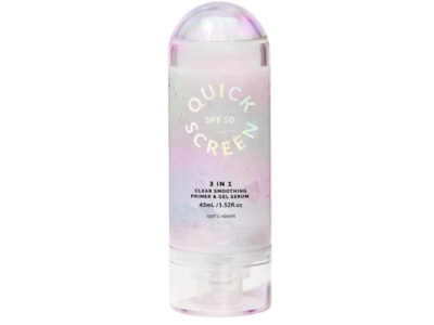 The Quick Flick 3-In-1 Clear Smoothing + Primer & Gel Serum, SPF 50, 1.52 fl oz/45 mL
