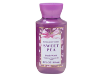 Bath & Body Works Body Wash, Sweet Pea, Pro-vitamin B5 + Aloe, 3 fl oz/88 mL - thumbnail 1