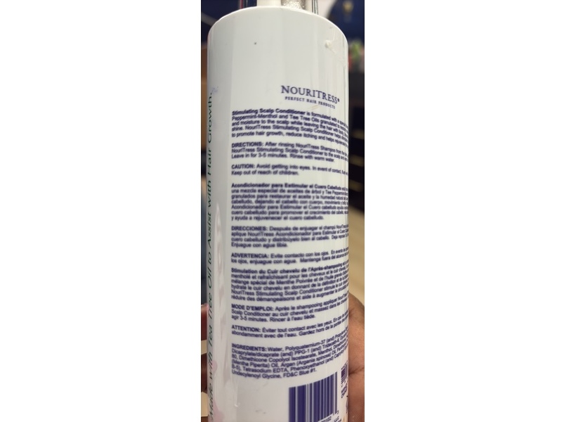NouriTress Stimulating Scalp Conditioner, Peppermint & Argan Oil, 8 fl oz/236 mL