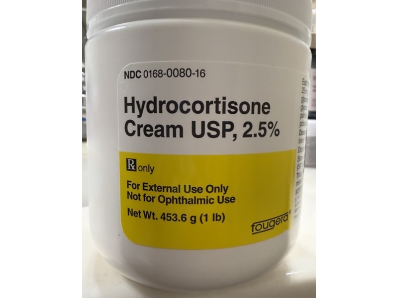 Hydrocortisone Cream 2.5%, 453.6 g, Fougera (Rx)