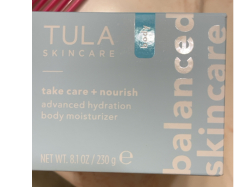 Tula Skin Care Take Care + Nourish Advanced Hydration Body Moisturizer, 8.1 oz/230 g