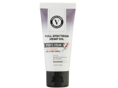 Veritas Farms Sports Cream, Hemp Oil, 2 oz/57 g