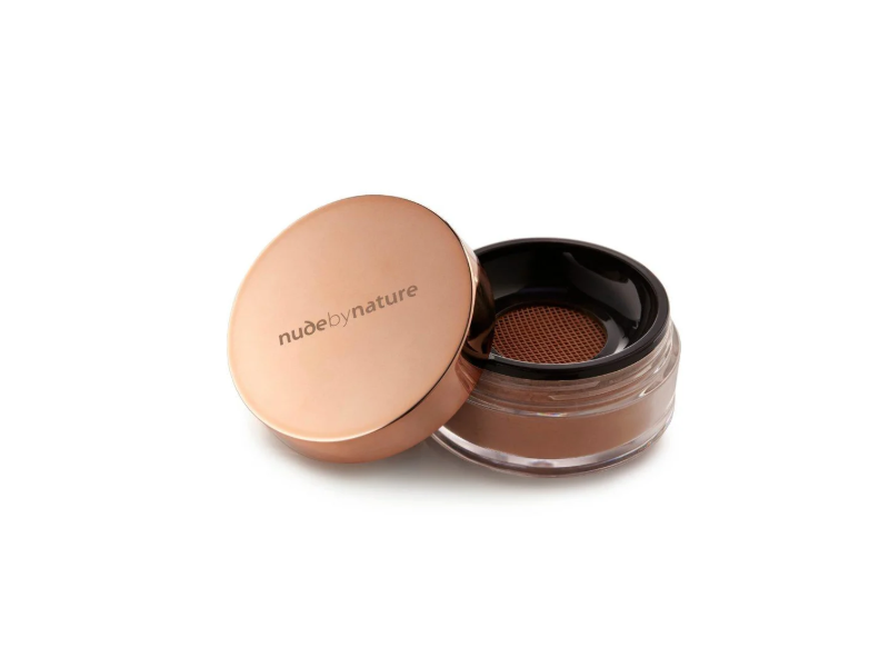 Nude By Nature Natural Glow Loose Bronzer, 01 Bondi Bronze, 0.35 oz/10 g