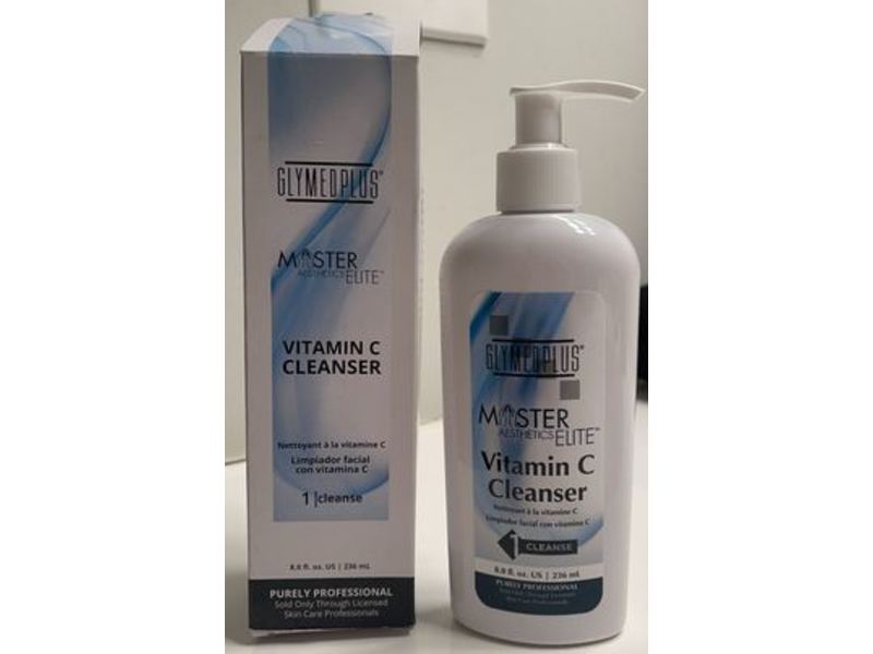 GlyMed Plus Master Aesthetics Elite Vitamin C Cleanser, 8 oz/236 mL