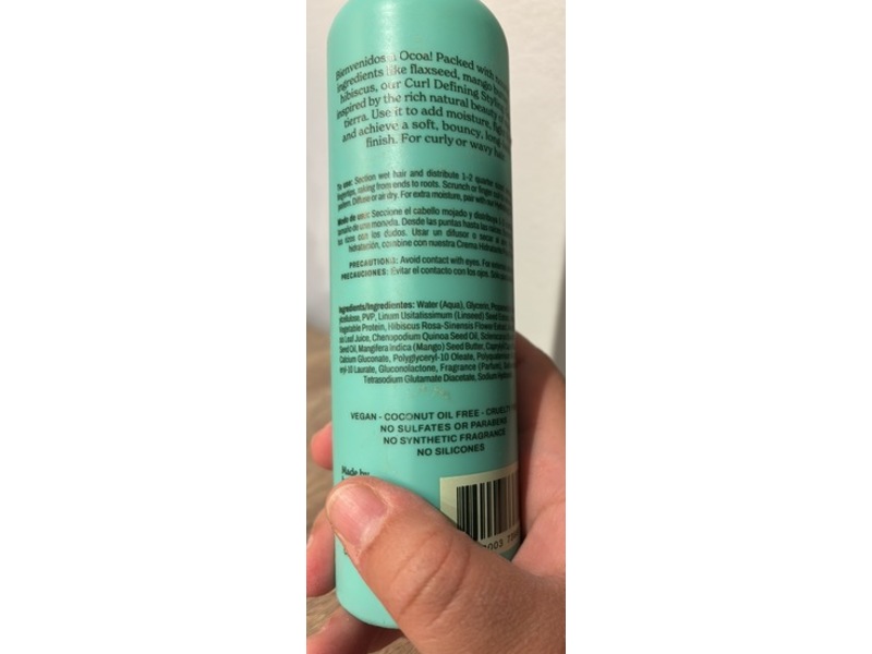 Ocoa Curl Defining Styling Gel, 8 fl oz/237 mL