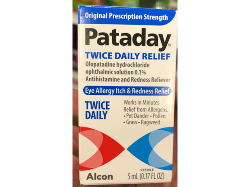 Pataday Twice Daily Eye Relief, 0.17 fl oz/5 mL