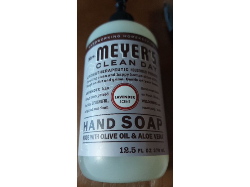 Mrs. Meyer's Clean Day Liquid Hand Soap, Lavender, 12.5 fl oz/370 mL