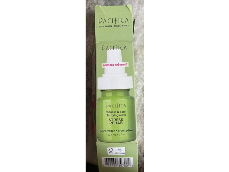 Pacifica Stress Rehab Redness + Pore Clarifying Mask, 2 fl oz/59 mL