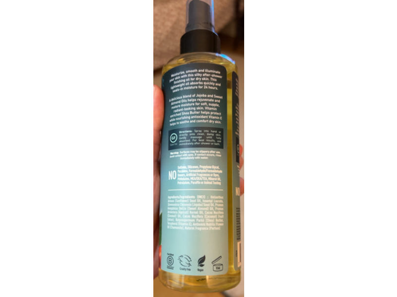 Desert Essence Body Oil, Jojoba & Sweet Almond, 8.28 fl oz/245 mL