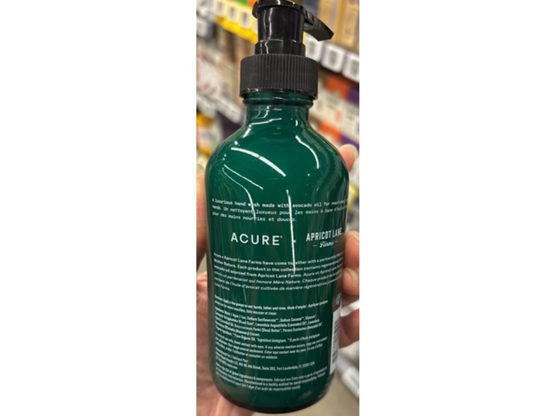 Acure Hand Wash, Avocado Oil & Lavender, 8 fl oz/236 mL
